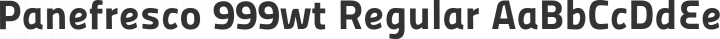 Panefresco 999wt Regular free font