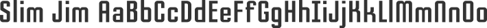 Slim Jim font family by J. Cohen Design