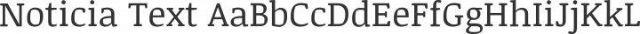 Noticia Text Regular free font