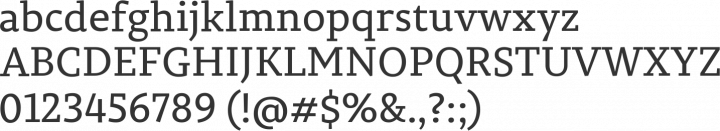 Permian Slab Font Specimen