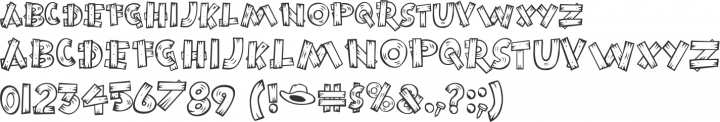 Burnstown Dam Font Specimen