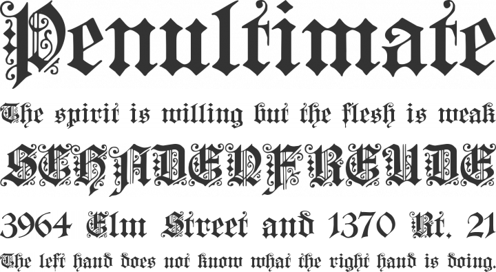 Dearest Font Phrases