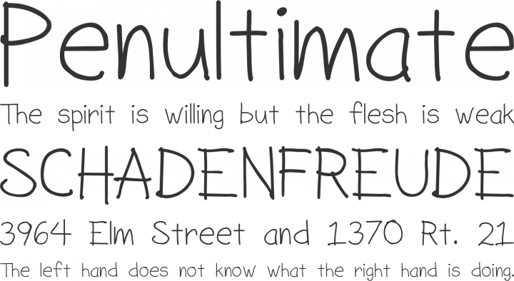 SorbetLTD Font Phrases