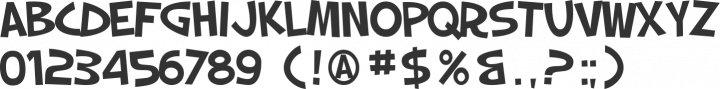 Slapstick Comic Font Specimen