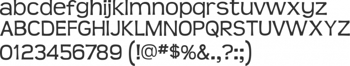 Teen Font Specimen