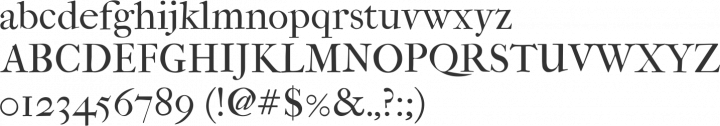 IM FELL French Canon PRO Font Specimen