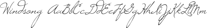 Windsong Font Free by Bright Ideas | Font Squirrel