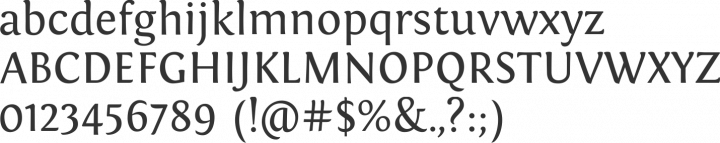 Fontin Font Specimen