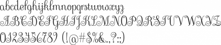 Sevillana Font Specimen