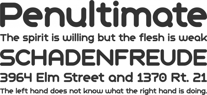 Geometry Soft Pro Font Phrases