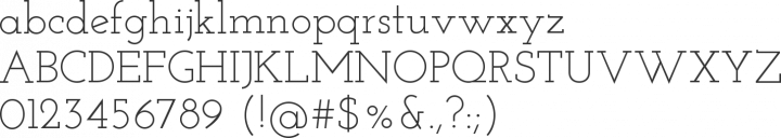 Josefin Slab Font Specimen