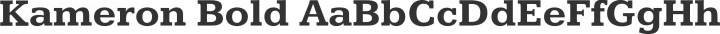 Kameron Bold free font