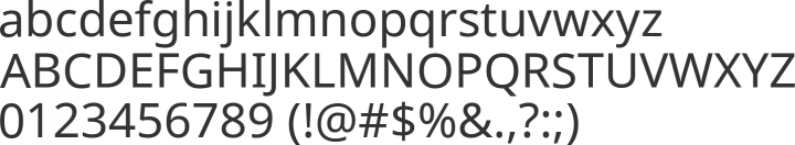 Noto Sans Font Specimen