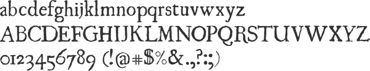 UglyQua Font Specimen