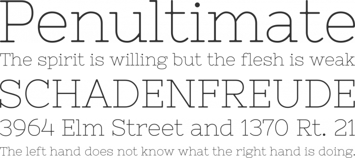 Nixie One Font Phrases