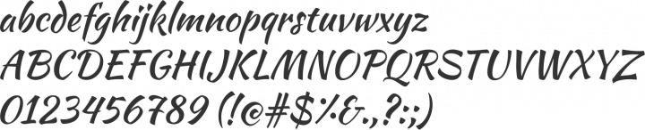 Kaushan Script Font Specimen