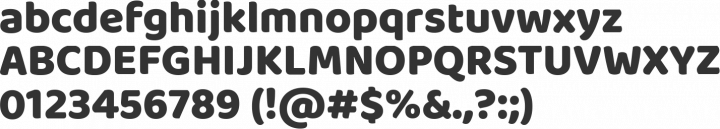 Baloo Font Specimen