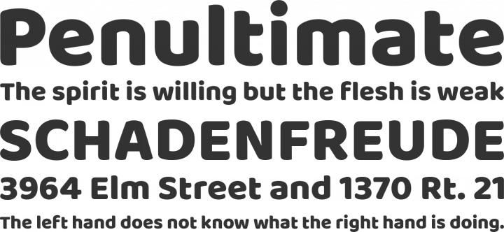 Baloo Font Phrases
