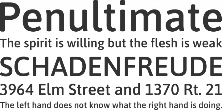 Asap Symbol Font Phrases