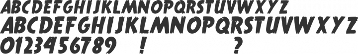 True Crimes Font Specimen