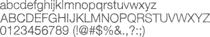 Sketchetica Font Specimen