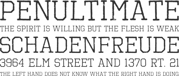 Octin Vintage Font Phrases