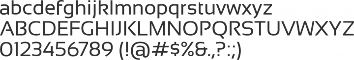Sansation Font Specimen
