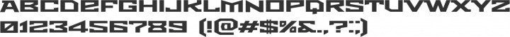 Metro Font Specimen