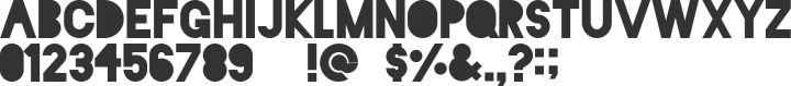 Blackout Font Specimen