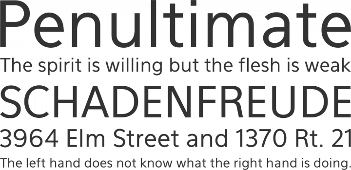Eau Font Phrases