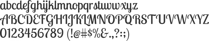 Lobster Two Font Specimen