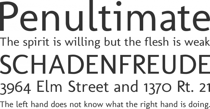 Molengo Font Phrases