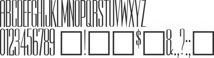 Rothman Font Specimen