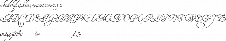 HenryMorganHand Font Specimen