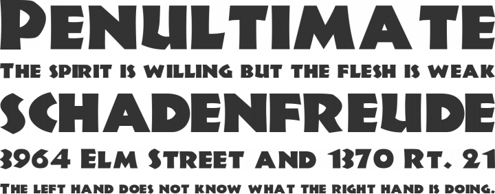 JungleFever Font Phrases