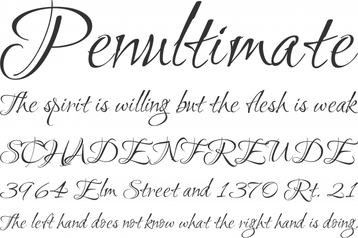 Ruthie Font Phrases