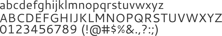 Cantarell Font Specimen