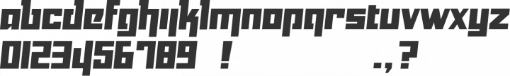 Yukarimobile Font Specimen