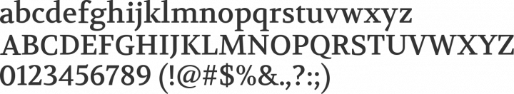 Volkhov Font Specimen