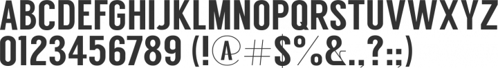 Langdon Font Specimen