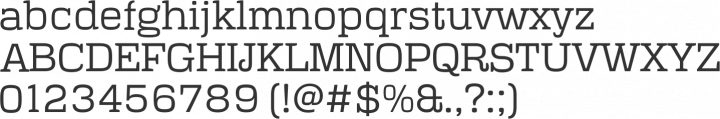 Polaris Font Specimen