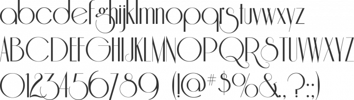 Riesling Font Specimen