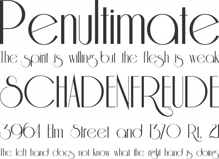 Riesling Font Phrases